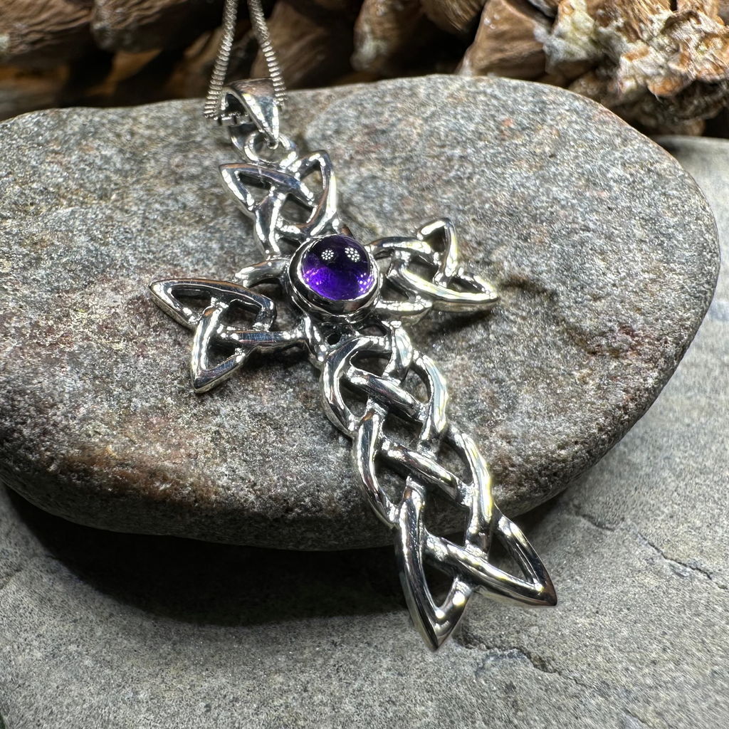 Kathleen Celtic Cross Necklace in Sterling Silver | Pendant | Wiccan Center