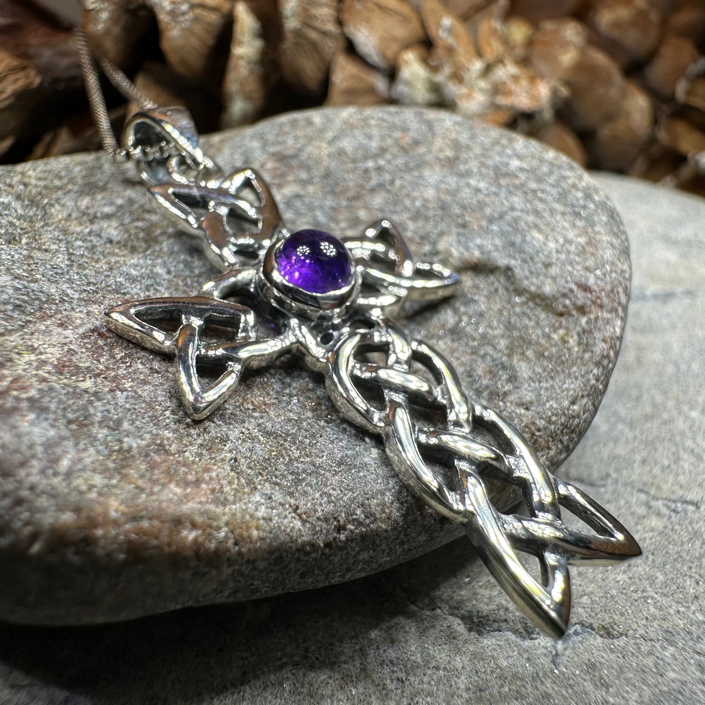 Kathleen Celtic Cross Necklace in Sterling Silver | Pendant | Wiccan Center