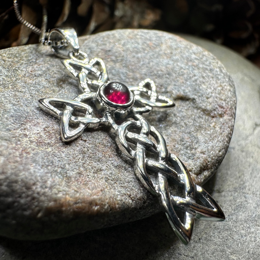 Kathleen Celtic Cross Necklace in Sterling Silver | Pendant | Wiccan Center