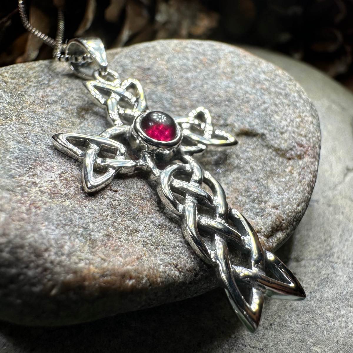 Kathleen Celtic Cross Necklace in Sterling Silver | Pendant | Wiccan Center