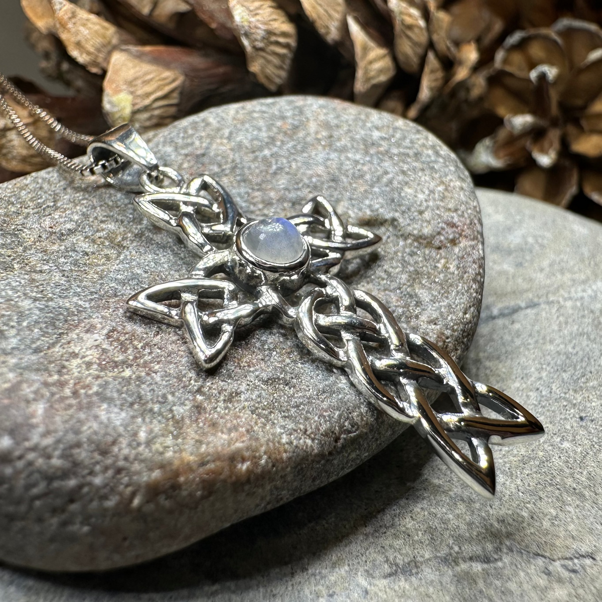 Kathleen Celtic Cross Necklace in Sterling Silver | Pendant | Wiccan Center