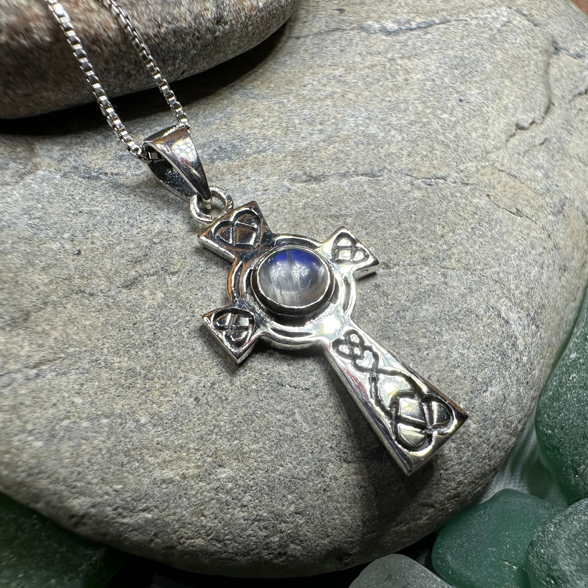 Cecilia Celtic Cross Necklace in Sterling Silver | Pendant | Wiccan Center