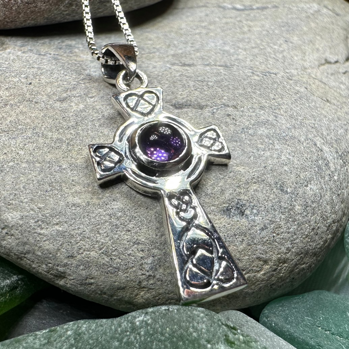 Cecilia Celtic Cross Necklace in Sterling Silver | Pendant | Wiccan Center