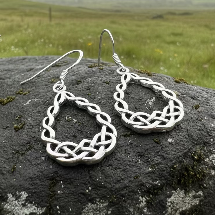 Caraline Celtic Earrings | Dangle Earrings | Wiccan Center