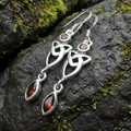 Holyrood Celtic Knot Earrings in Sterling Silver | Dangle Earrings | Wiccan Center