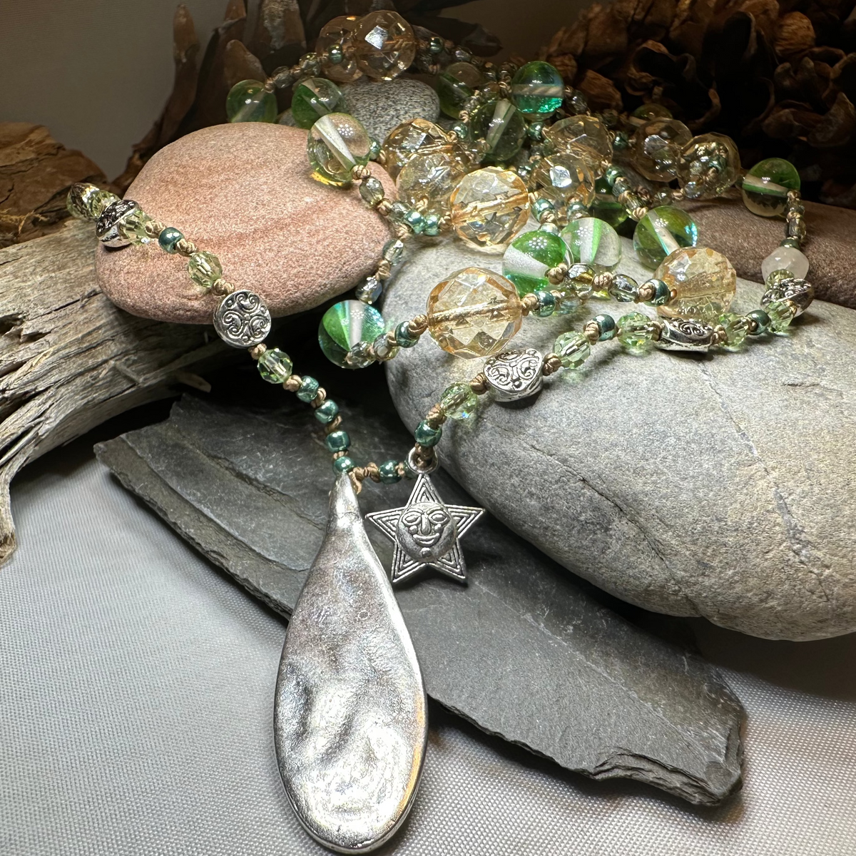 Elven Watersprite Seastar Necklace | Necklet | Wiccan Center