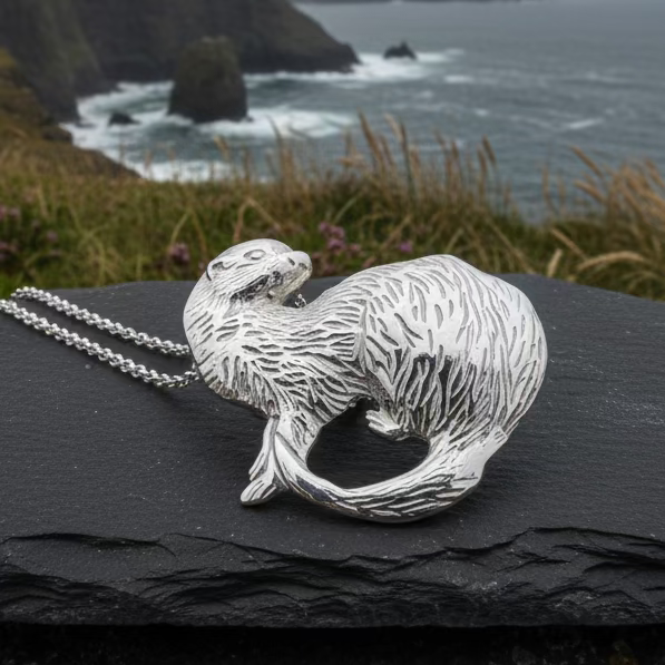 Dratsie Scottish Otter Necklace - Handmade in Scotland | Necklet | Wiccan Center