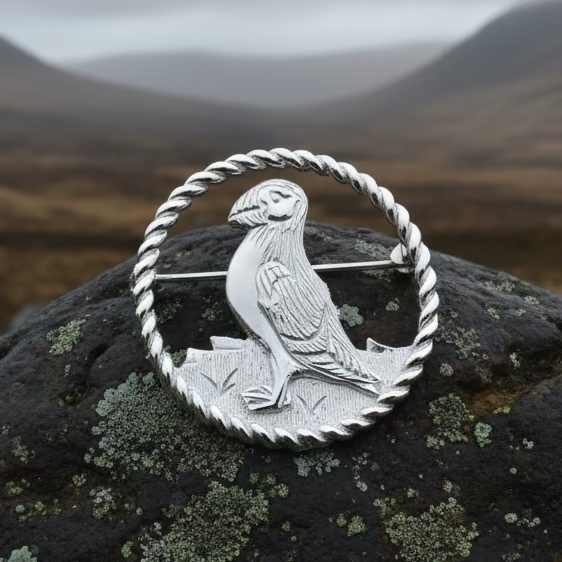 Orkney Puffin Brooch - Handmade in Scotland | Brooch | Wiccan Center