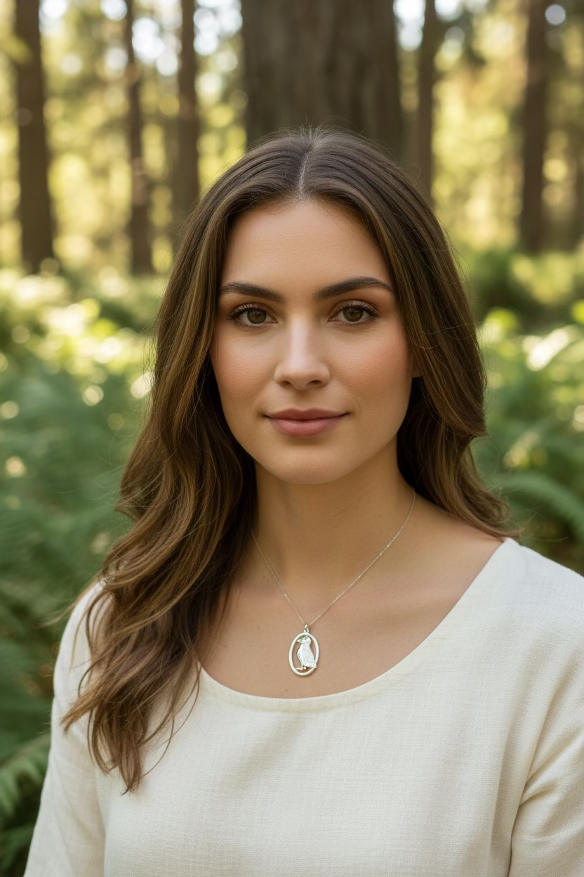 Buthaid Puffin Necklace - Handmade in Scotland | Pendant | Wiccan Center