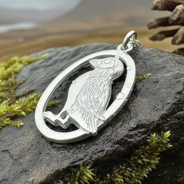 Buthaid Puffin Necklace - Handmade in Scotland | Pendant | Wiccan Center