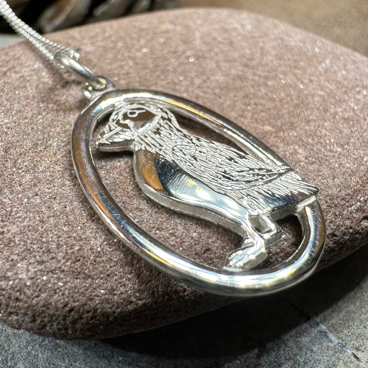 Buthaid Puffin Necklace - Handmade in Scotland | Pendant | Wiccan Center