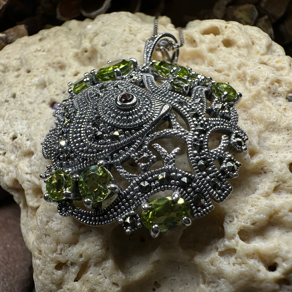 Deep Sea Peridot Necklace | Pendant | Wiccan Center
