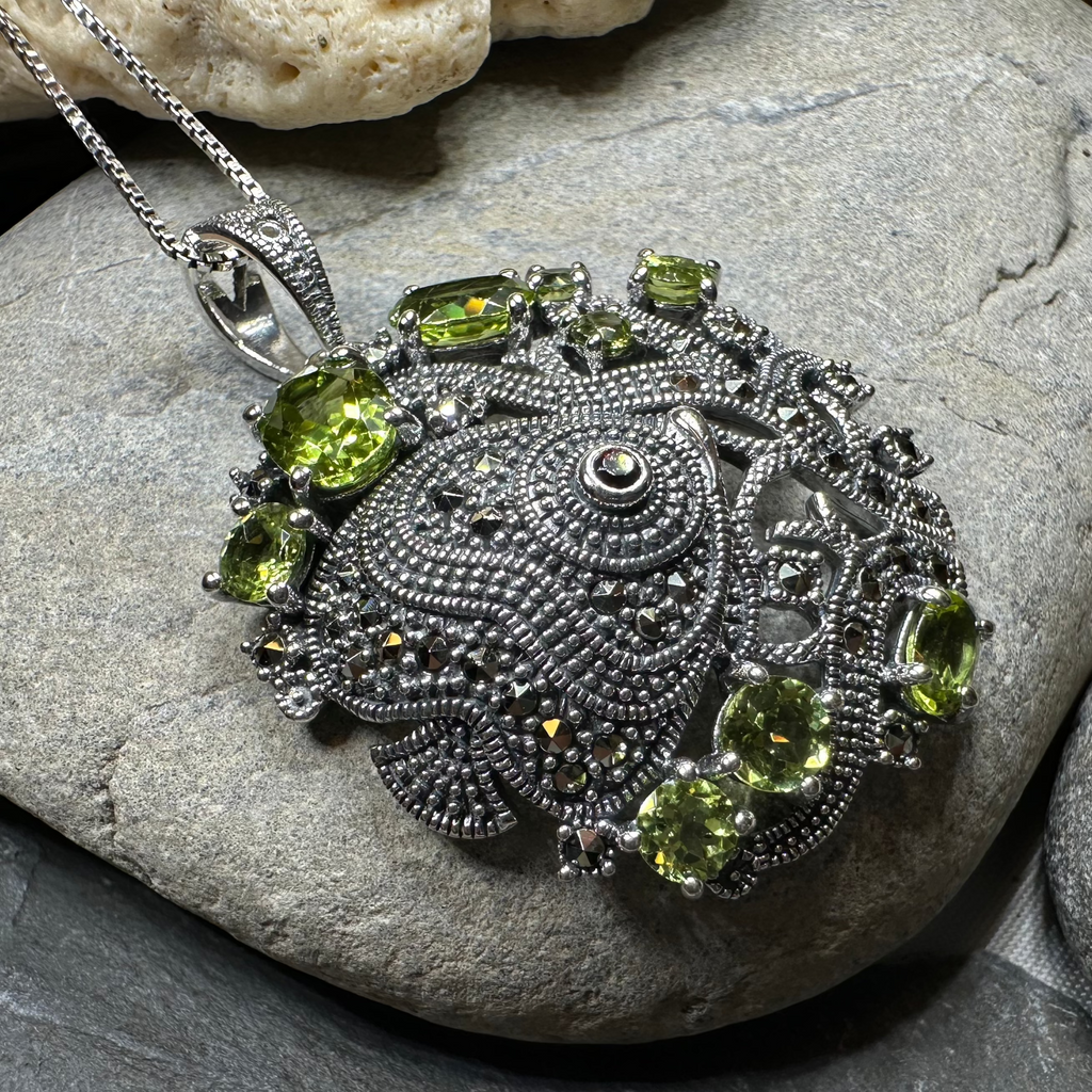 Deep Sea Peridot Necklace | Pendant | Wiccan Center