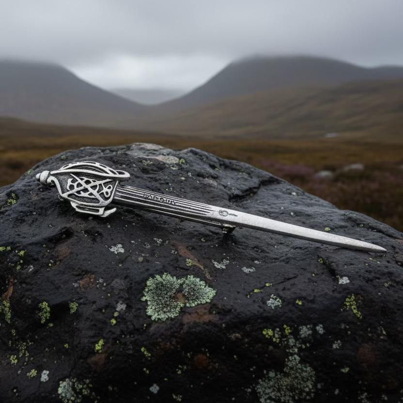 Culloden Sword Kilt Pin - Handmade in Scotland