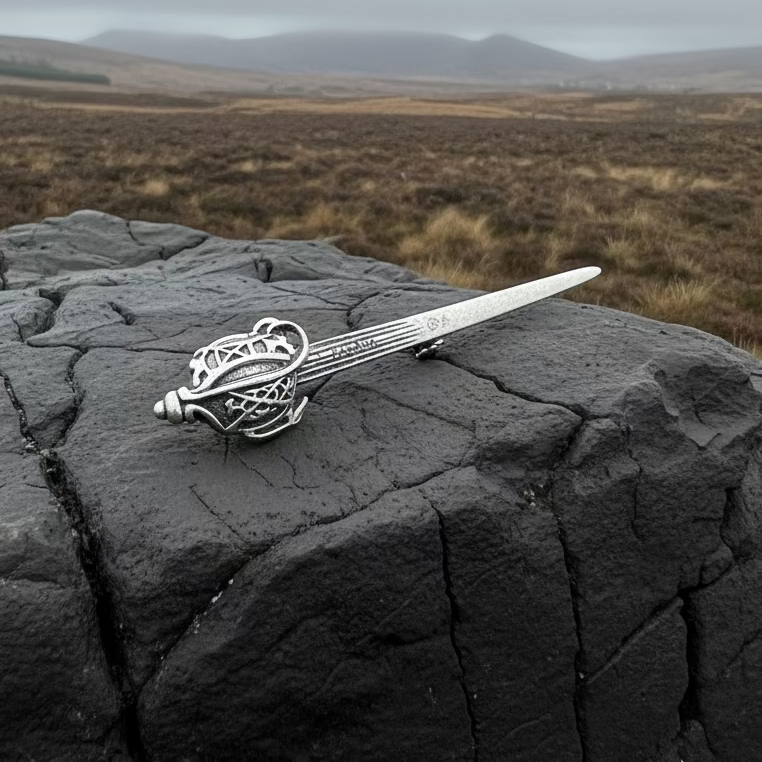 Culloden Sword Kilt Pin - Handmade in Scotland