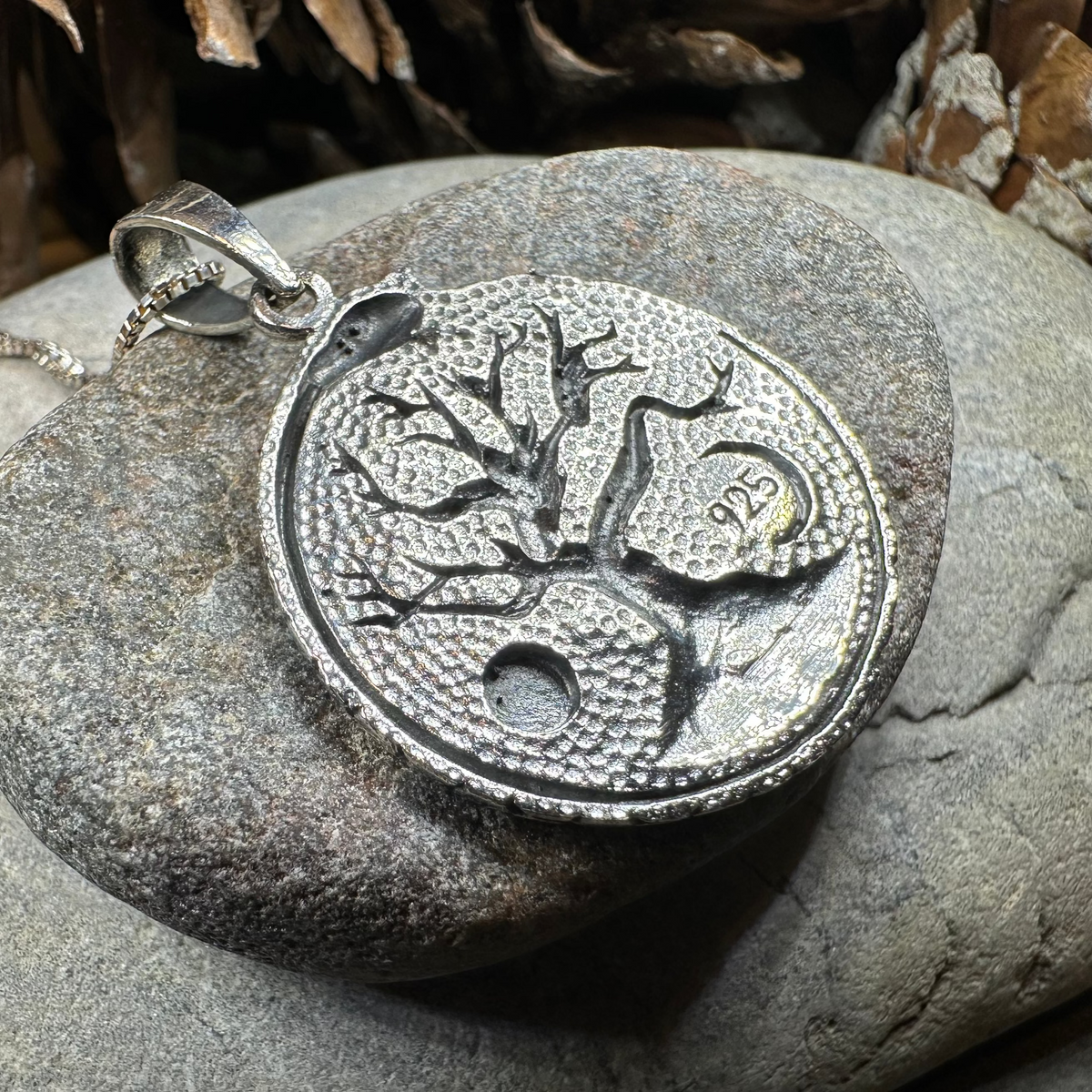 Celestial Tree of Life Necklace in Sterling Silver | Pendant | Wiccan Center