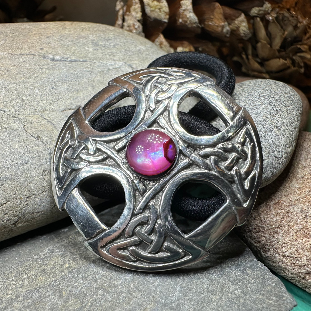 Celtic Cross Ponytail Holder | Hair Slide | Wiccan Center