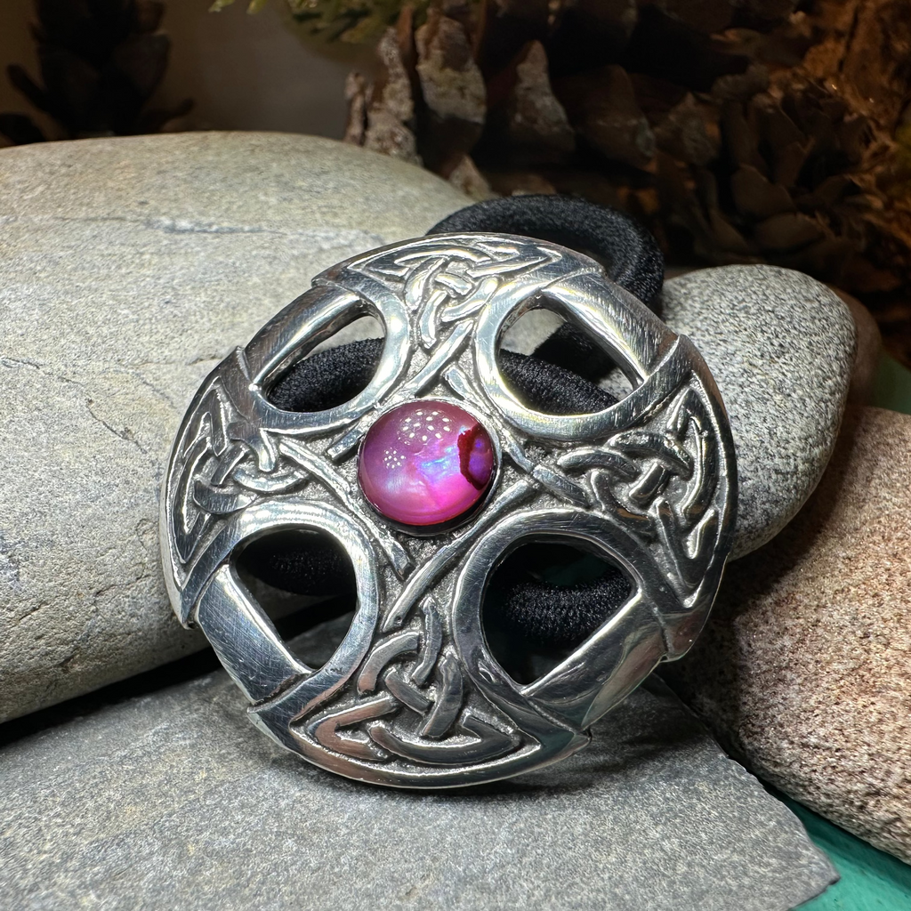 Celtic Cross Ponytail Holder | Hair Slide | Wiccan Center