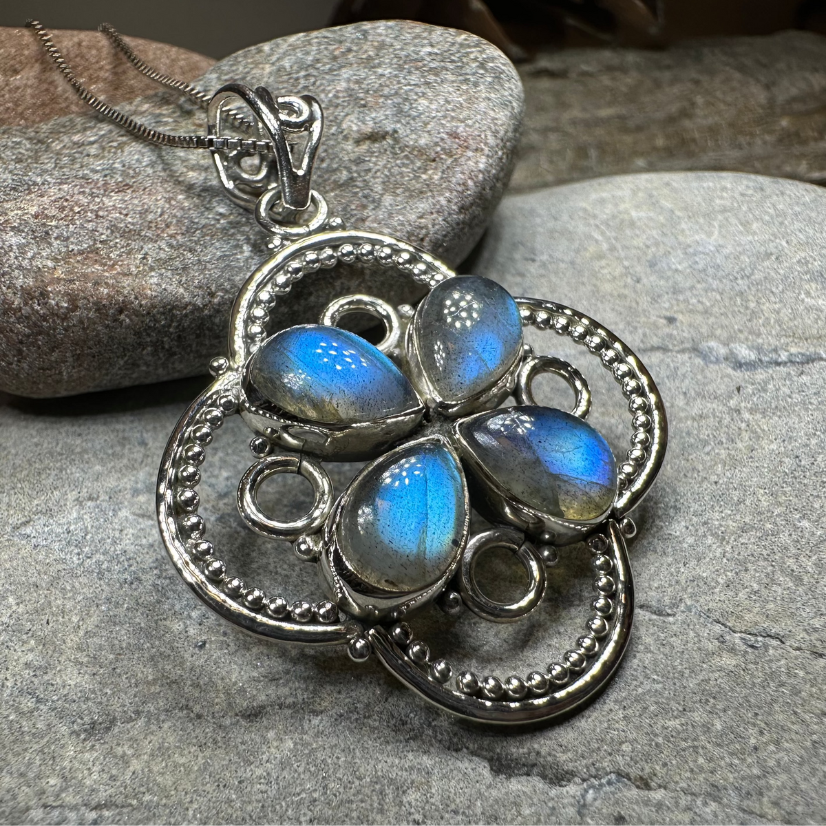 Astrid Aurora LabradoriteNecklace | Pendant | Wiccan Center