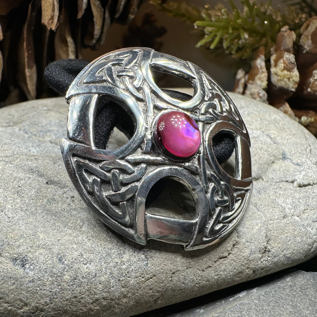 Celtic Cross Ponytail Holder | Hair Slide | Wiccan Center
