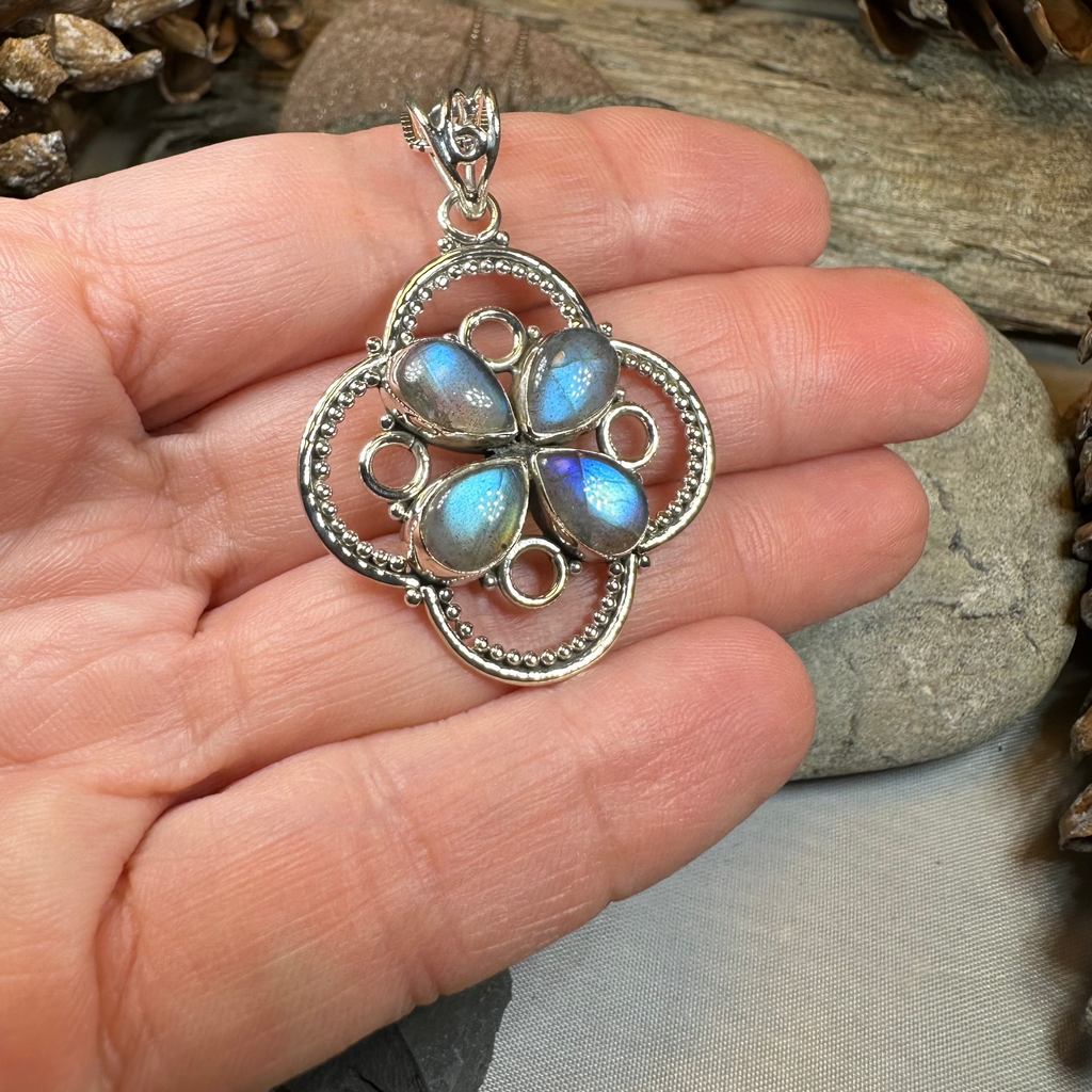 Astrid Aurora LabradoriteNecklace | Pendant | Wiccan Center