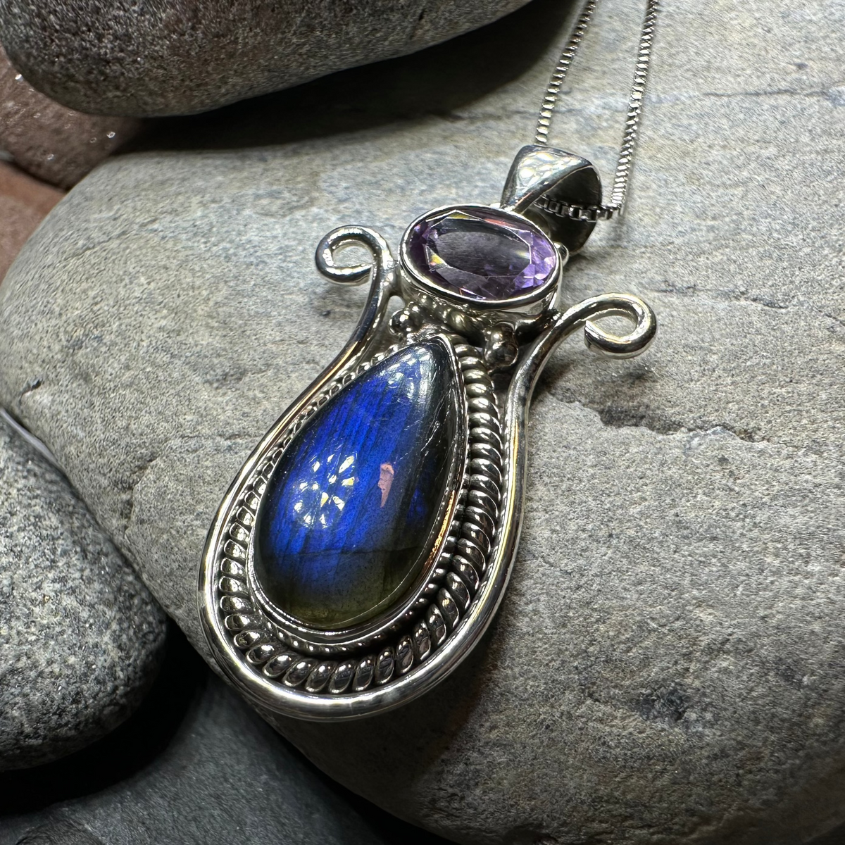 Romilly Labradorite Necklace | Pendant | Wiccan Center