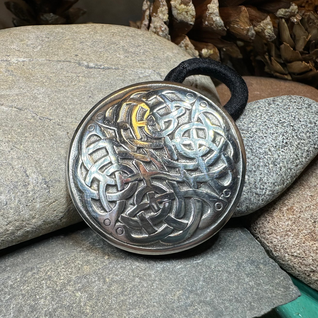 Elegant Celtic Knot Ponytail Holder | Hair Clip | Wiccan Center