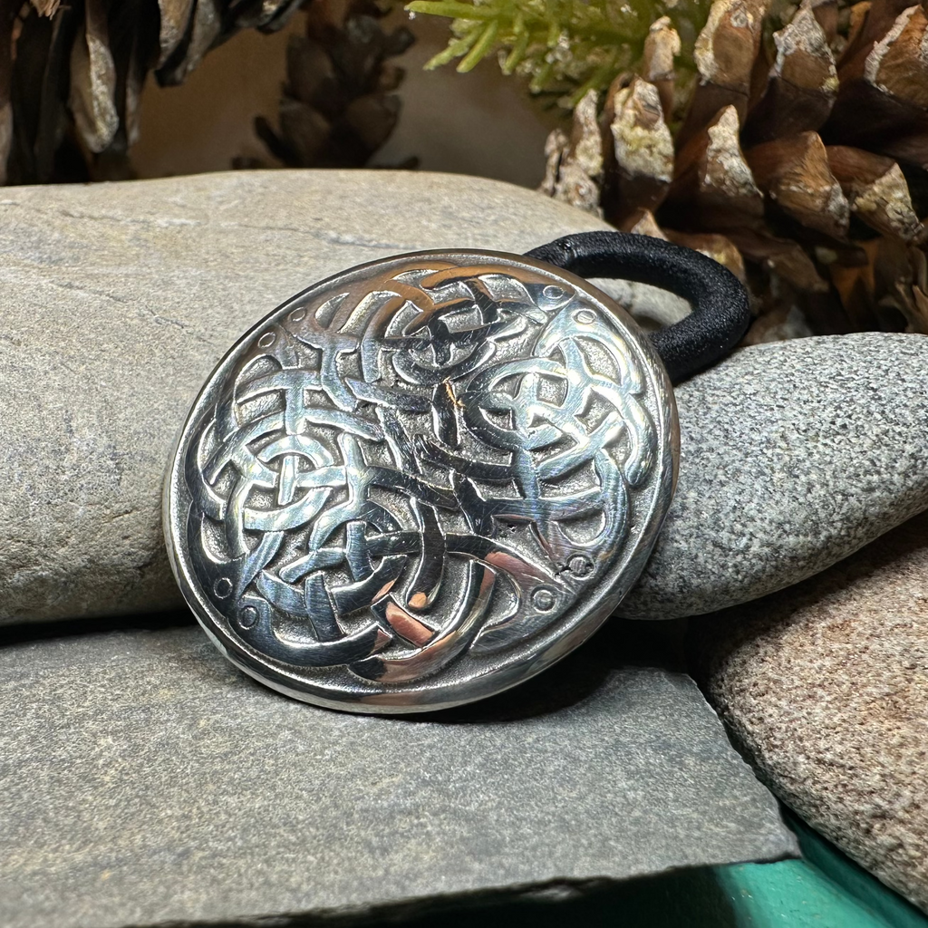 Elegant Celtic Knot Ponytail Holder | Hair Clip | Wiccan Center
