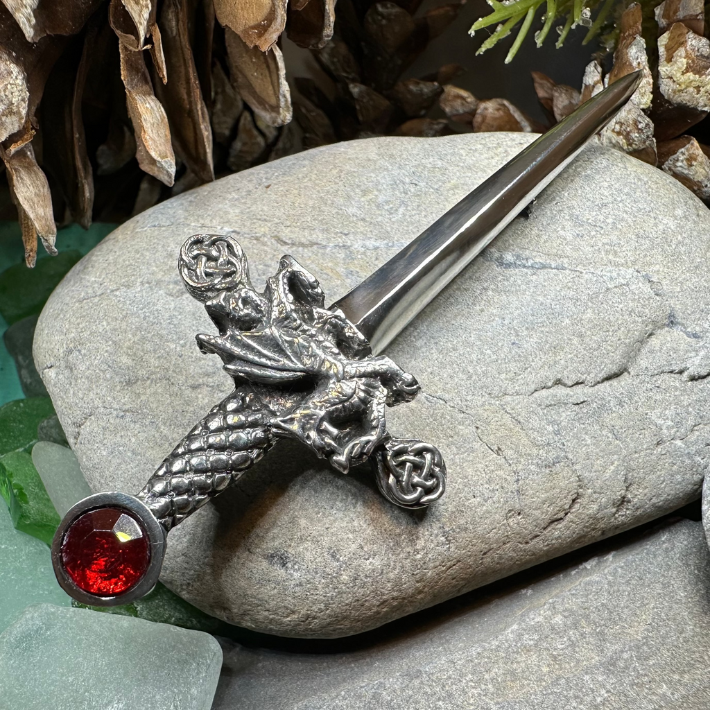 Welsh Dragon Kilt Pin