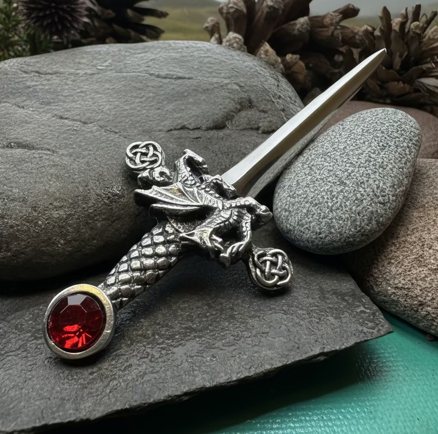 Welsh Dragon Kilt Pin