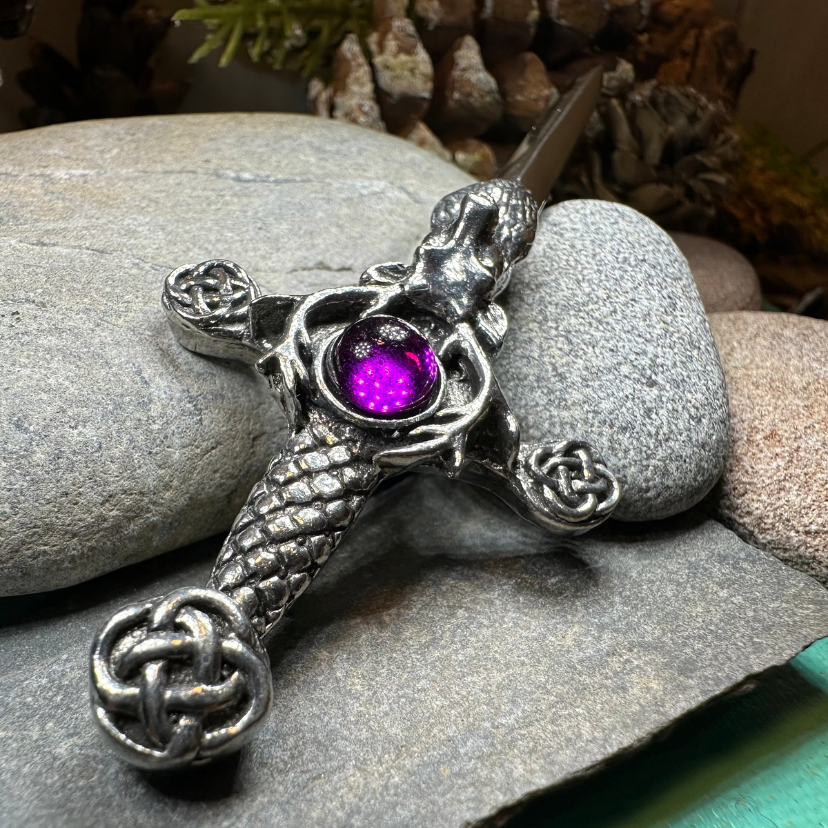 Stag Sword Kilt Pin