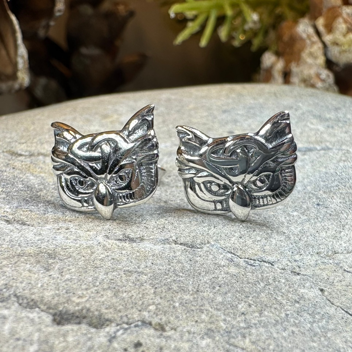 Lyssie Owl Stud Earrings | Post Earrings | Wiccan Center