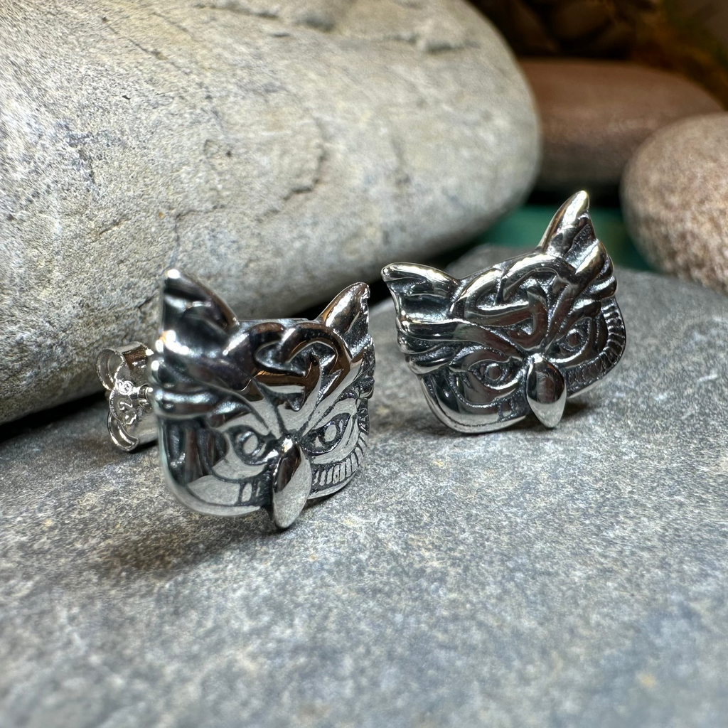 Lyssie Owl Stud Earrings | Post Earrings | Wiccan Center