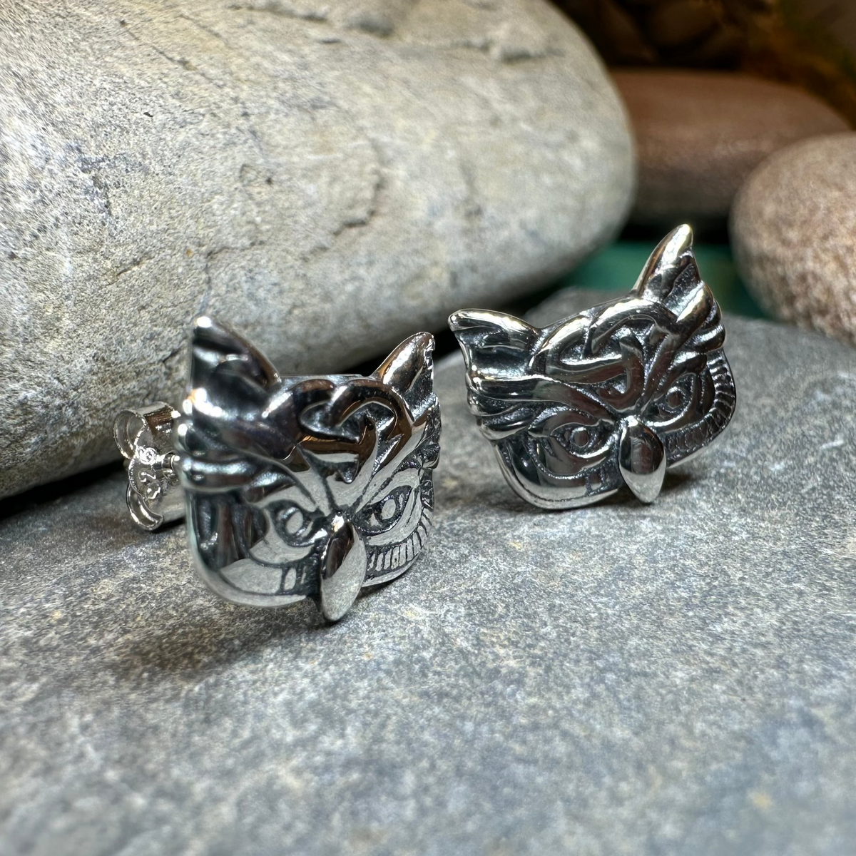 Lyssie Owl Stud Earrings | Post Earrings | Wiccan Center
