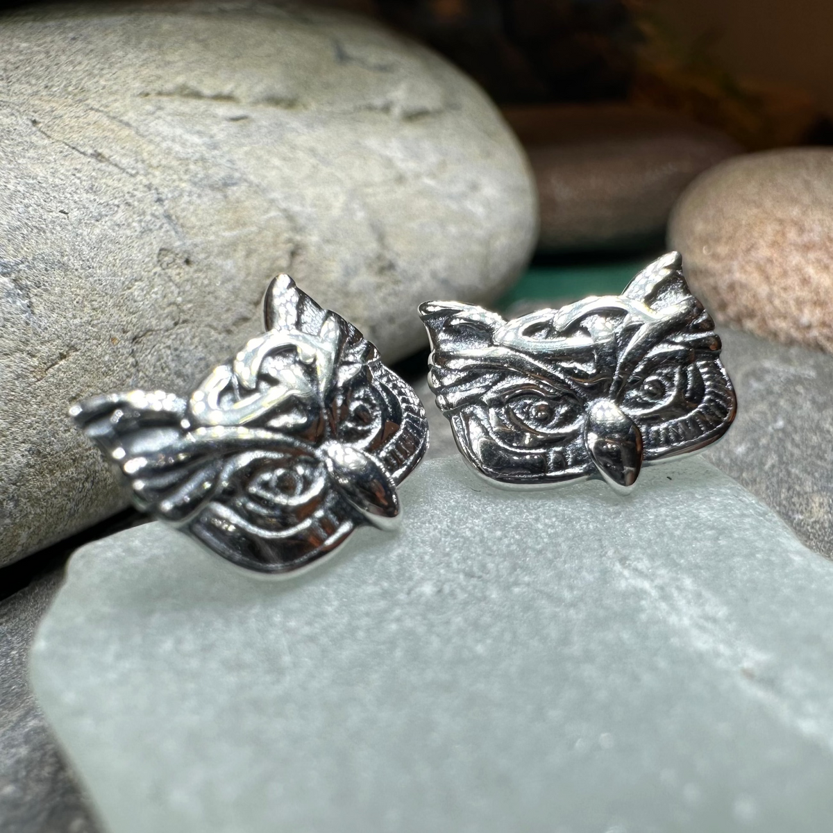 Lyssie Owl Stud Earrings | Post Earrings | Wiccan Center