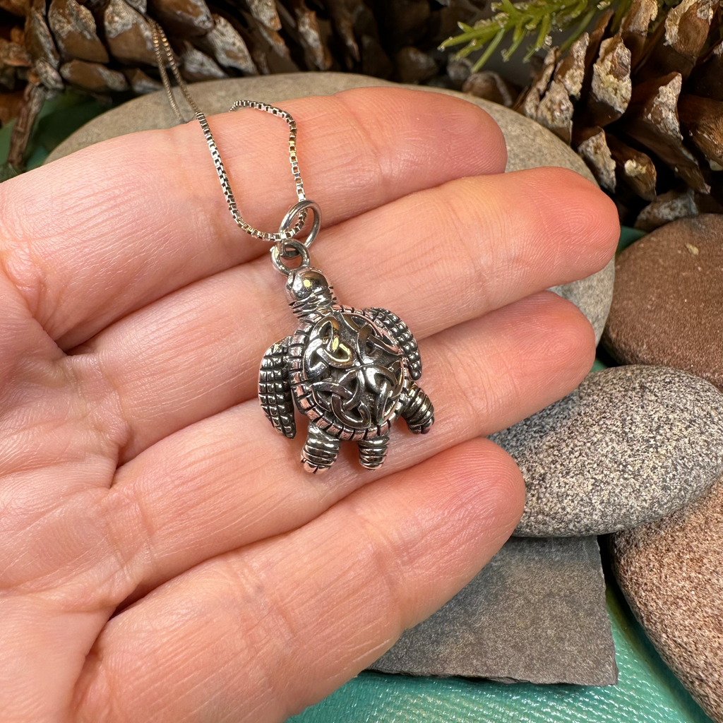 Birte Celtic Turtle Necklace | Pendant | Wiccan Center