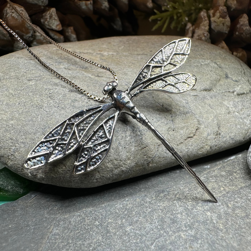 Realistic Dragonfly Necklace | Pendant | Wiccan Center