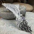 Artisan Irish Salmon of Knowledge Necklace - Made in Ireland | Pendant | Wiccan Center