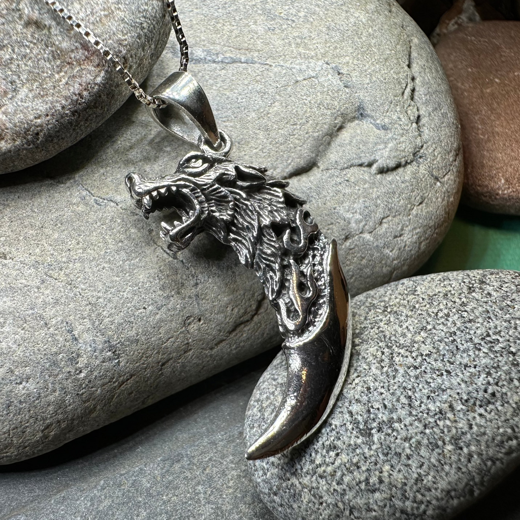 Wolf Claw Necklace | Pendant | Wiccan Center
