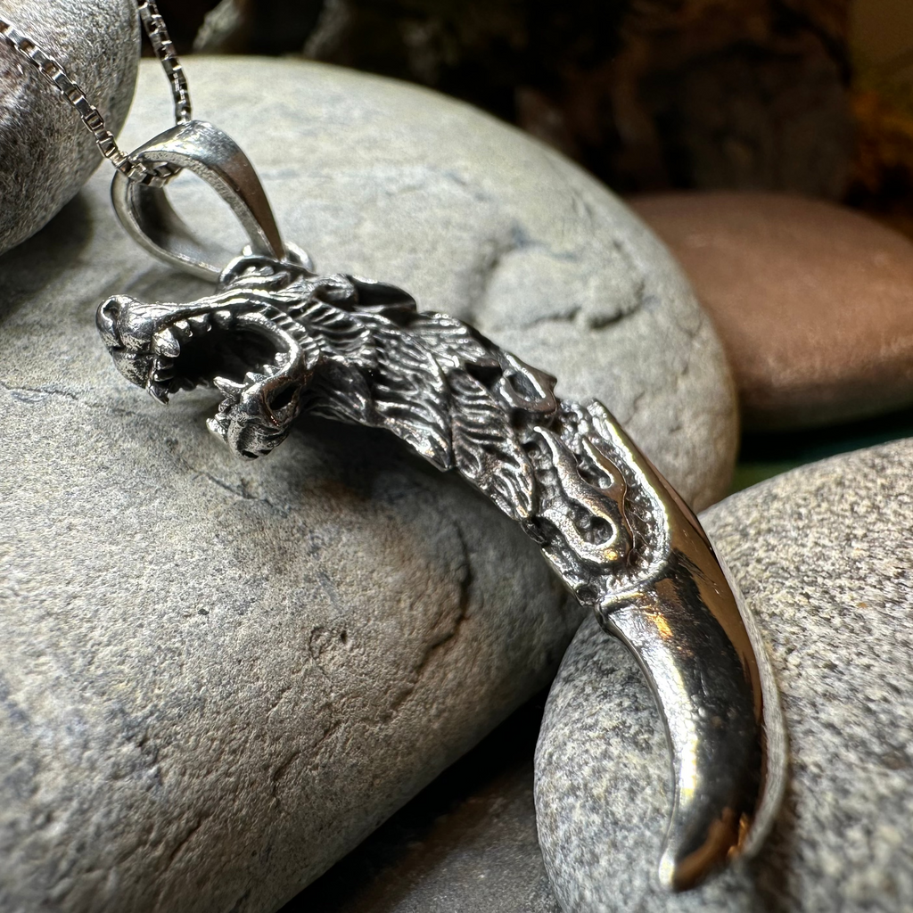 Wolf Claw Necklace | Pendant | Wiccan Center