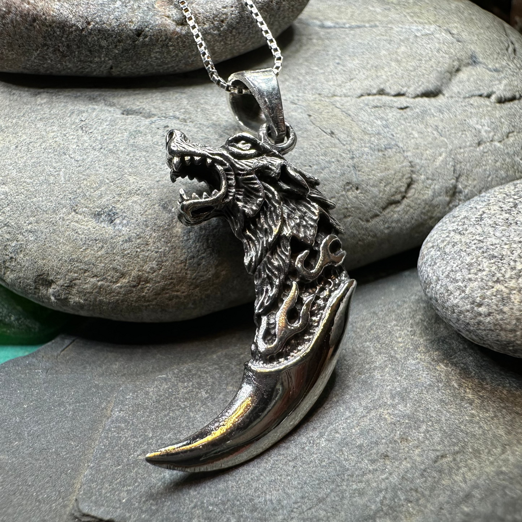 Wolf Claw Necklace | Pendant | Wiccan Center
