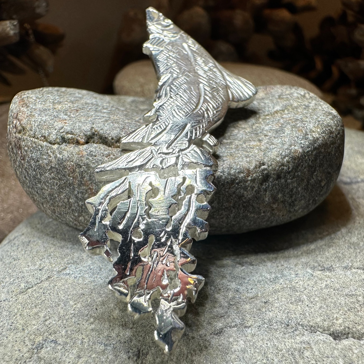 Artisan Irish Salmon of Knowledge Necklace - Made in Ireland | Pendant | Wiccan Center