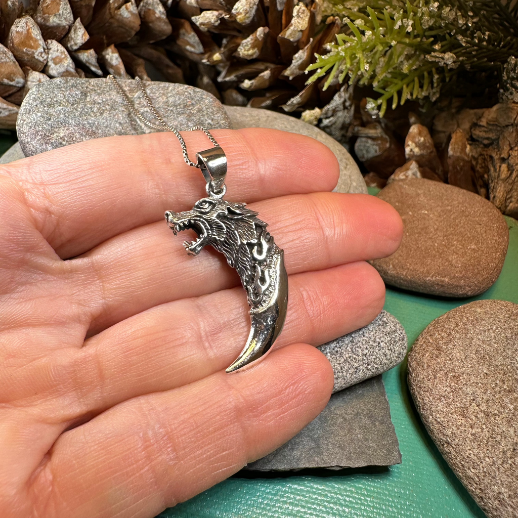 Wolf Claw Necklace | Pendant | Wiccan Center