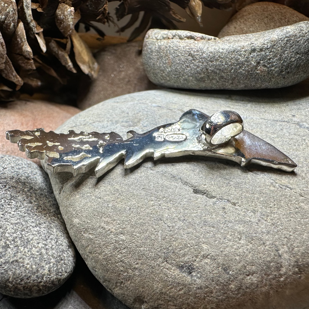 Artisan Irish Salmon of Knowledge Necklace - Made in Ireland | Pendant | Wiccan Center