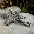 Large Zee Dragon Necklace in Sterling Silver | Pendant | Wiccan Center