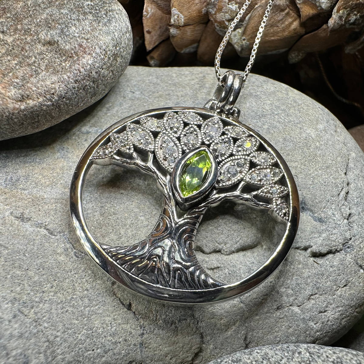 Glorianna Celtic Tree of Life Necklace in Sterling Silver | Pendant | Wiccan Center