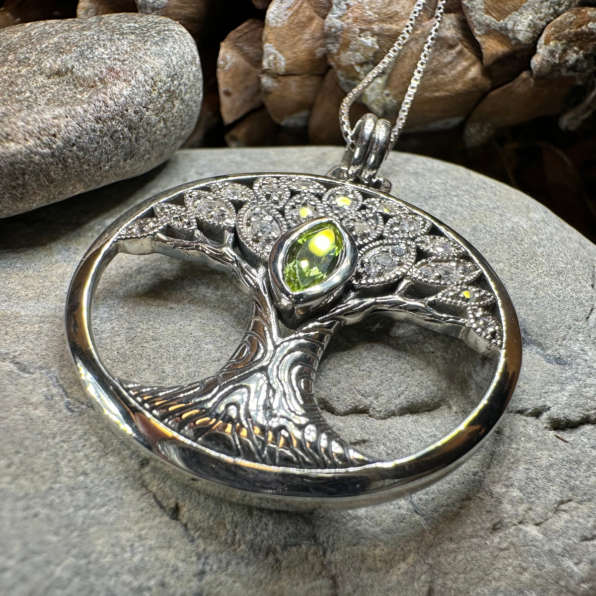 Glorianna Celtic Tree of Life Necklace in Sterling Silver | Pendant | Wiccan Center
