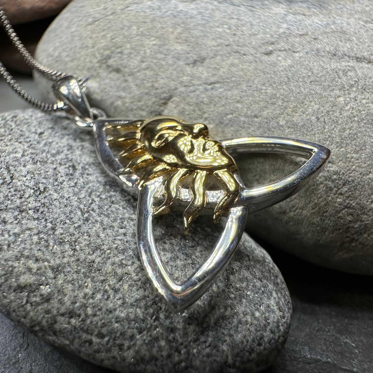 Trinity Knot Sun Necklace | Pendant | Wiccan Center