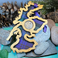 Scotland Map Lucky Sixpence Ornament | Gifts | Wiccan Center