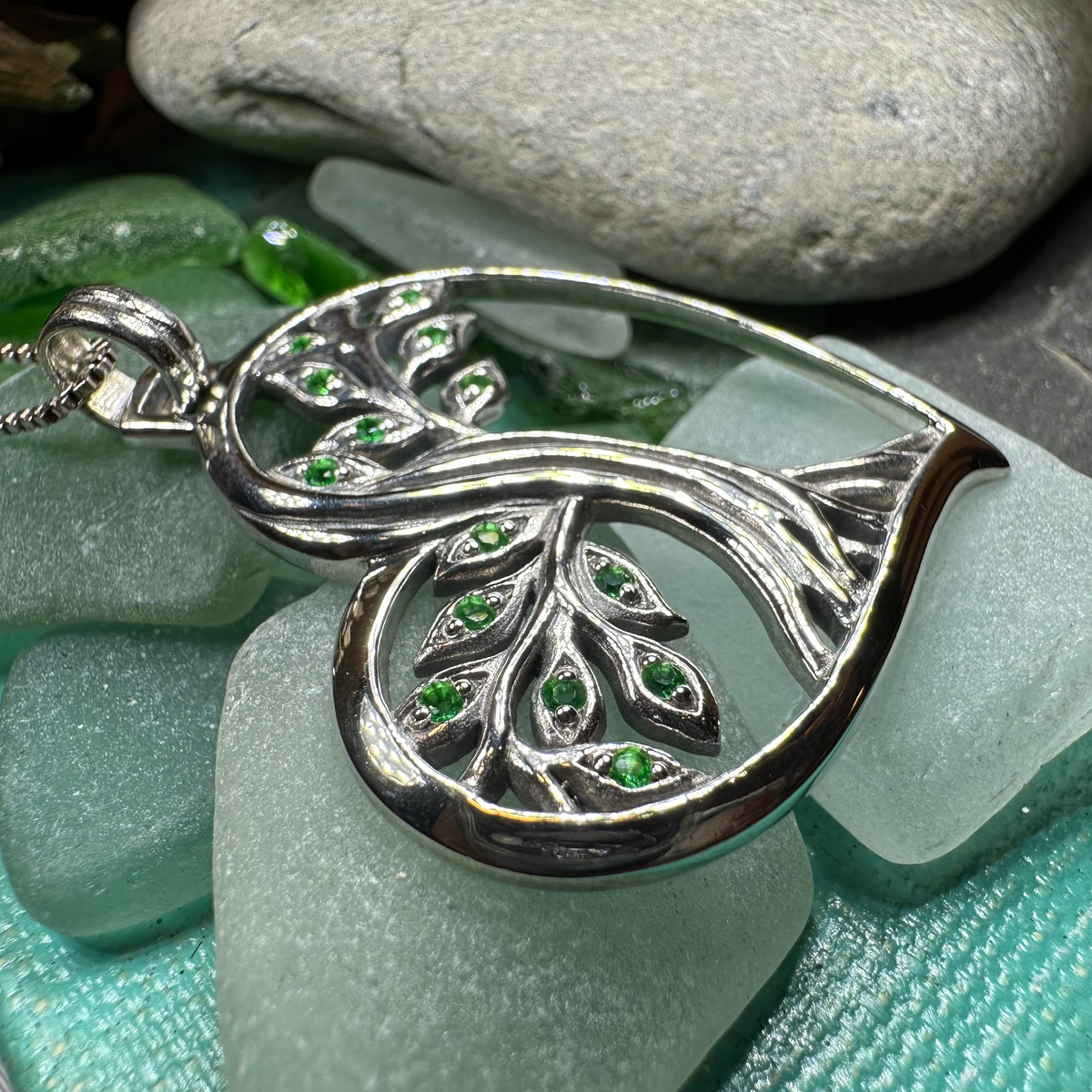 Lyssie Celtic Tree of Life Necklace in Sterling Silver | Pendant | Wiccan Center
